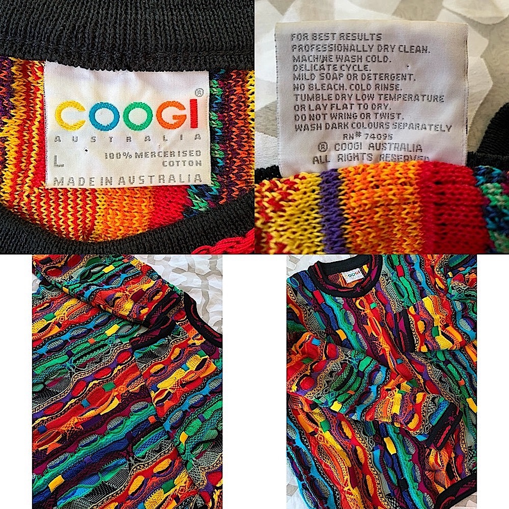 ❌SOLD❌ Vintage COOGI Sweater Kaleidoscope Colors NWOT - Picture 16 of 16
